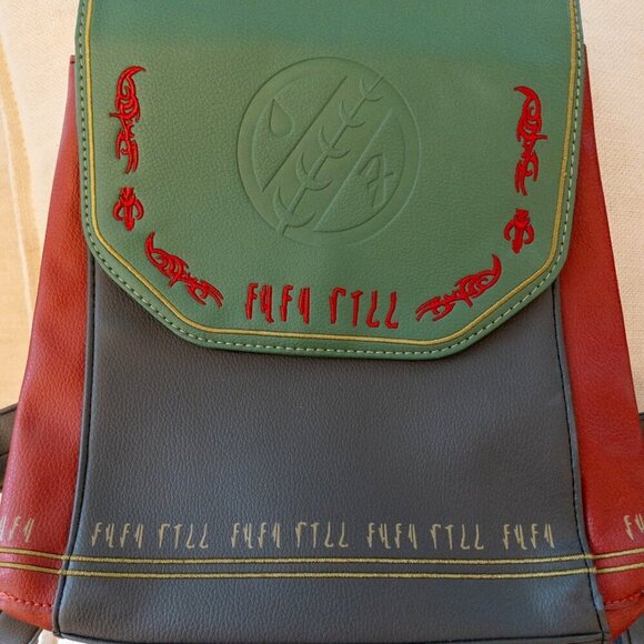 Danielle Nicole Backpack Multicolor Green Red Black Faux Leather Cosplay Bag